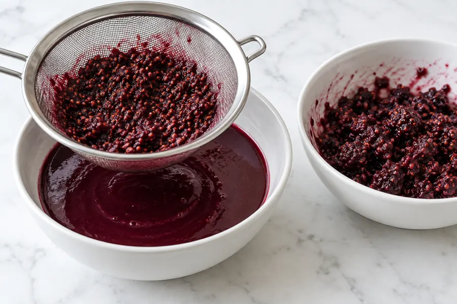 Seed screening changes puree mouthfeel